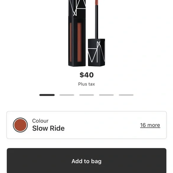 NARS Slow Ride Matte Lip Color - Picture 1 of 4